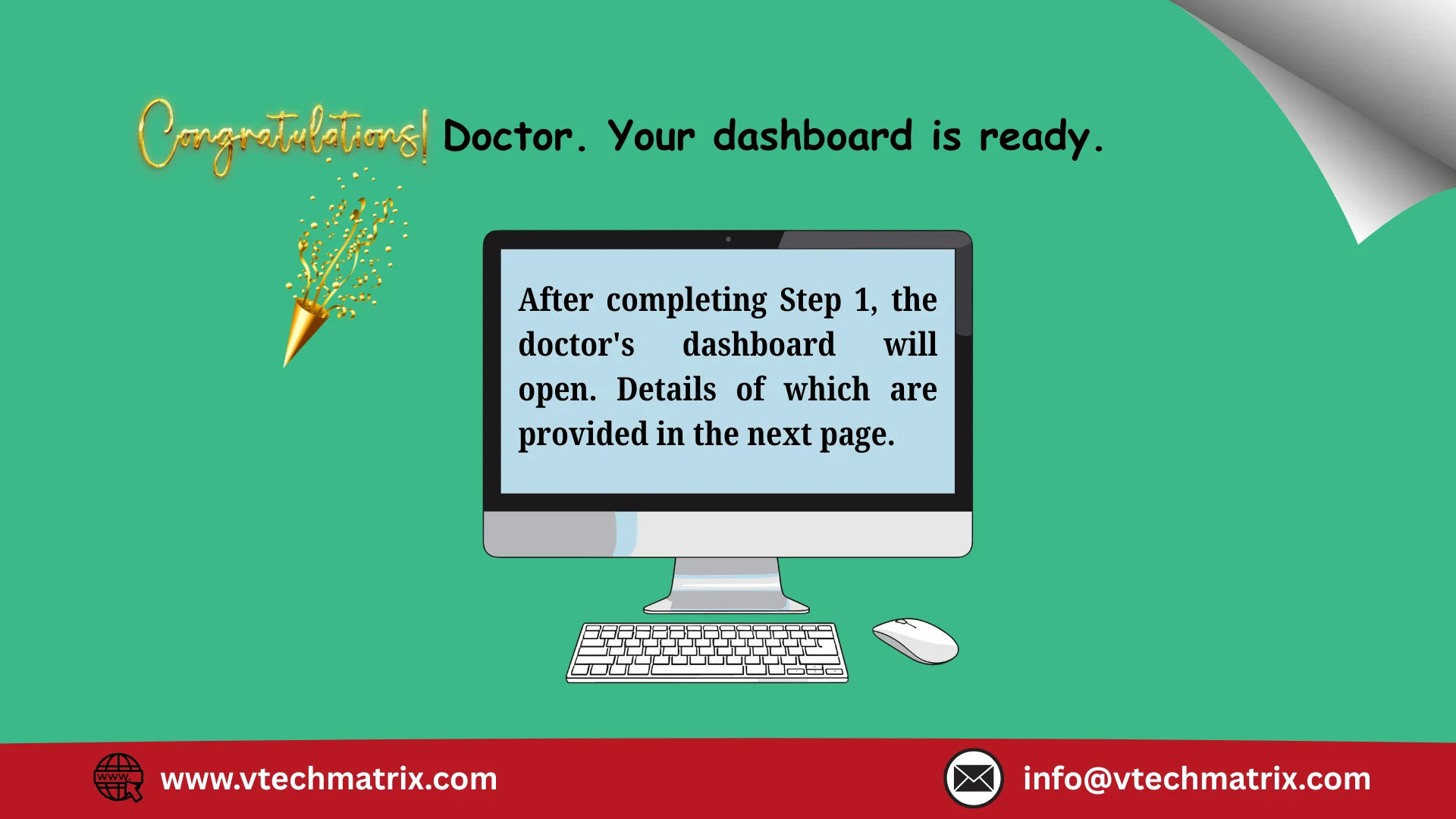 Doctor Account Creation Success